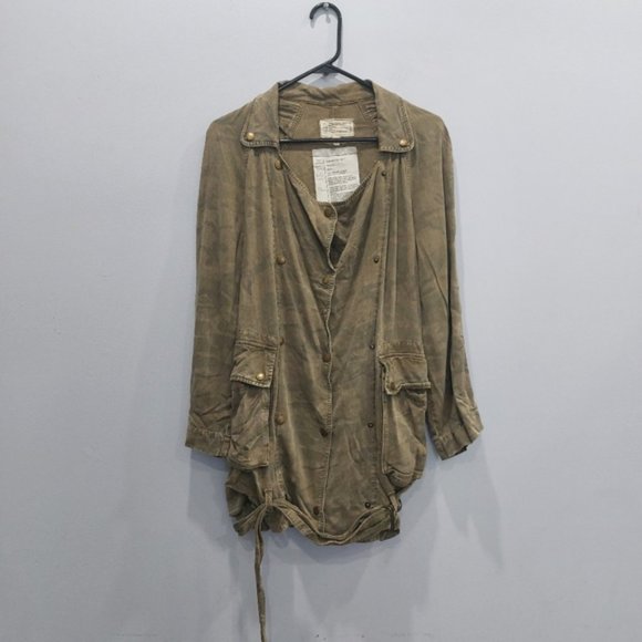 Current Elliott The Infantry Utility Jacket Army Camo Size 0 XS - Picture 4 of 10